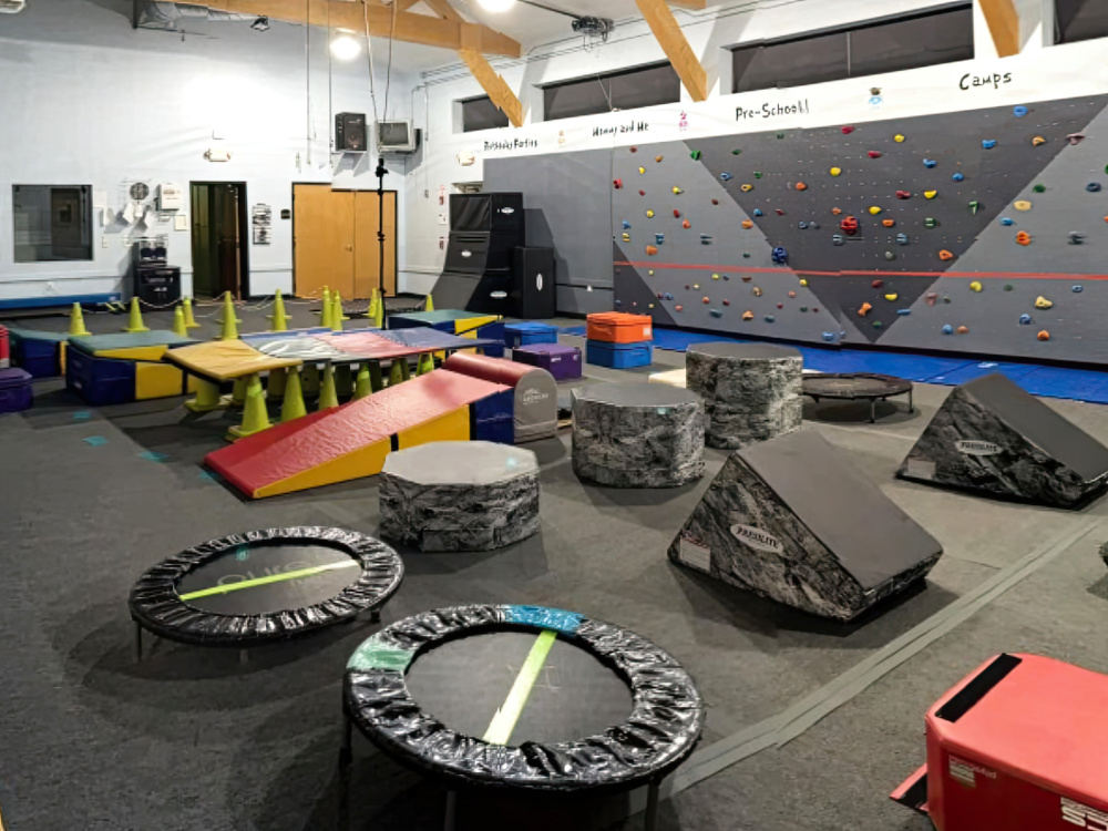 Climbing, Running, & Playing With 2 Huge Indoor Gyms