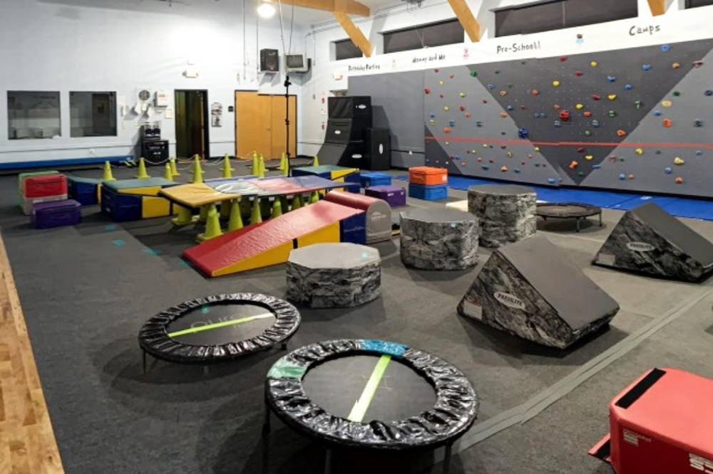 Indoor Gyms With Basketball & Rock Walls For Daily Fun