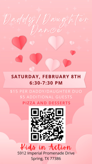 Daddy/Daughter Dance Event - Spring